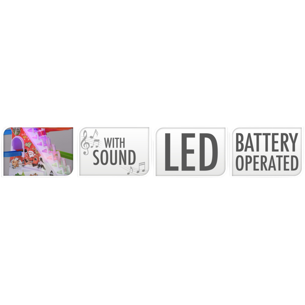 Weihnachtskletterbahn mit Licht und Sound image number 1