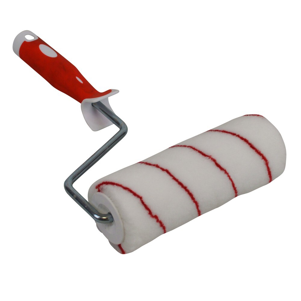 DECOPRO Farbroller 18cm Premiumwalze glatt mit Steckbügel und 2K Griff image number 0