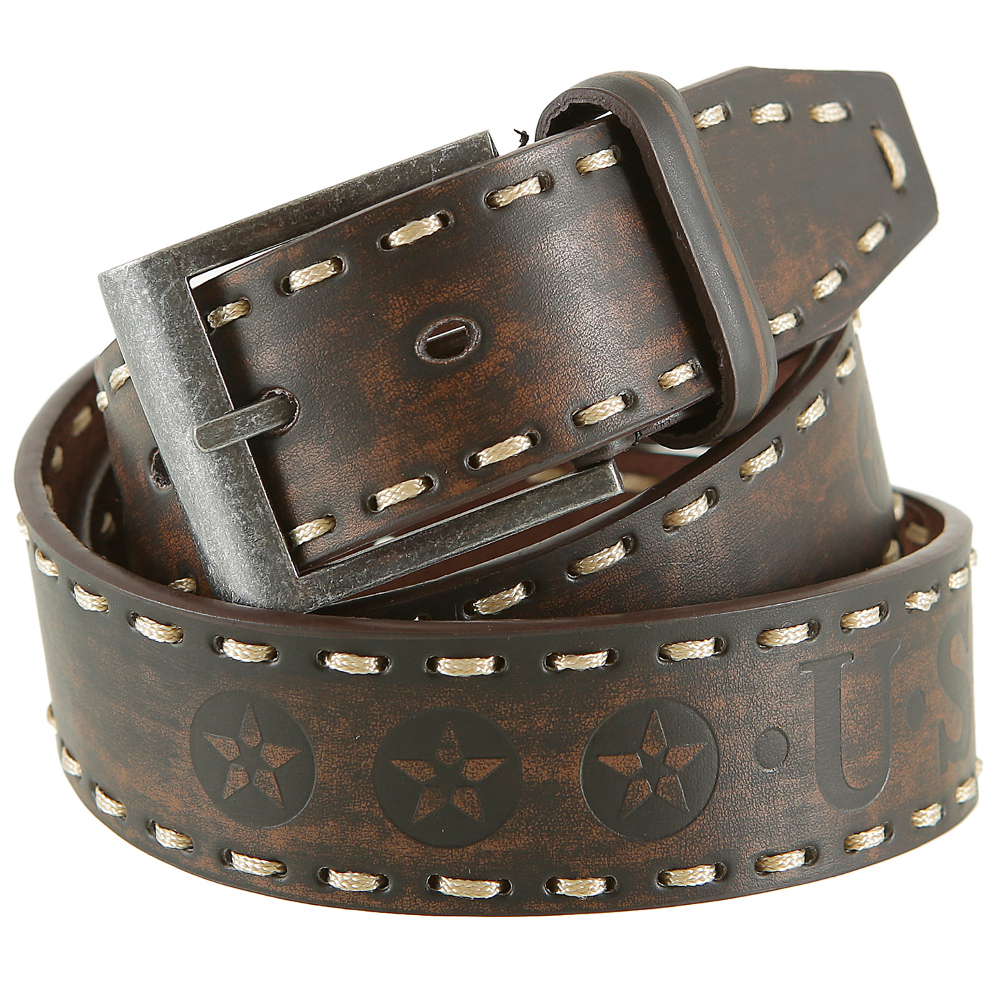Herren Gürtel Länge 115-135 cm mit 3,7 cm Breite