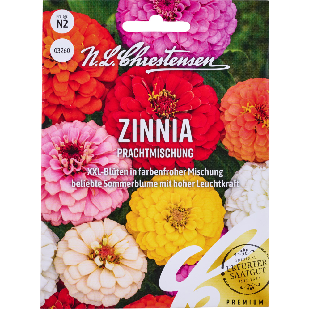 Saatgut Zinnia Prachtmischung image number 0