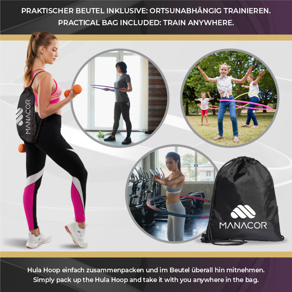 Fitness-Reifen Macacor in Lilapink, inklusive Zubehör image number 4