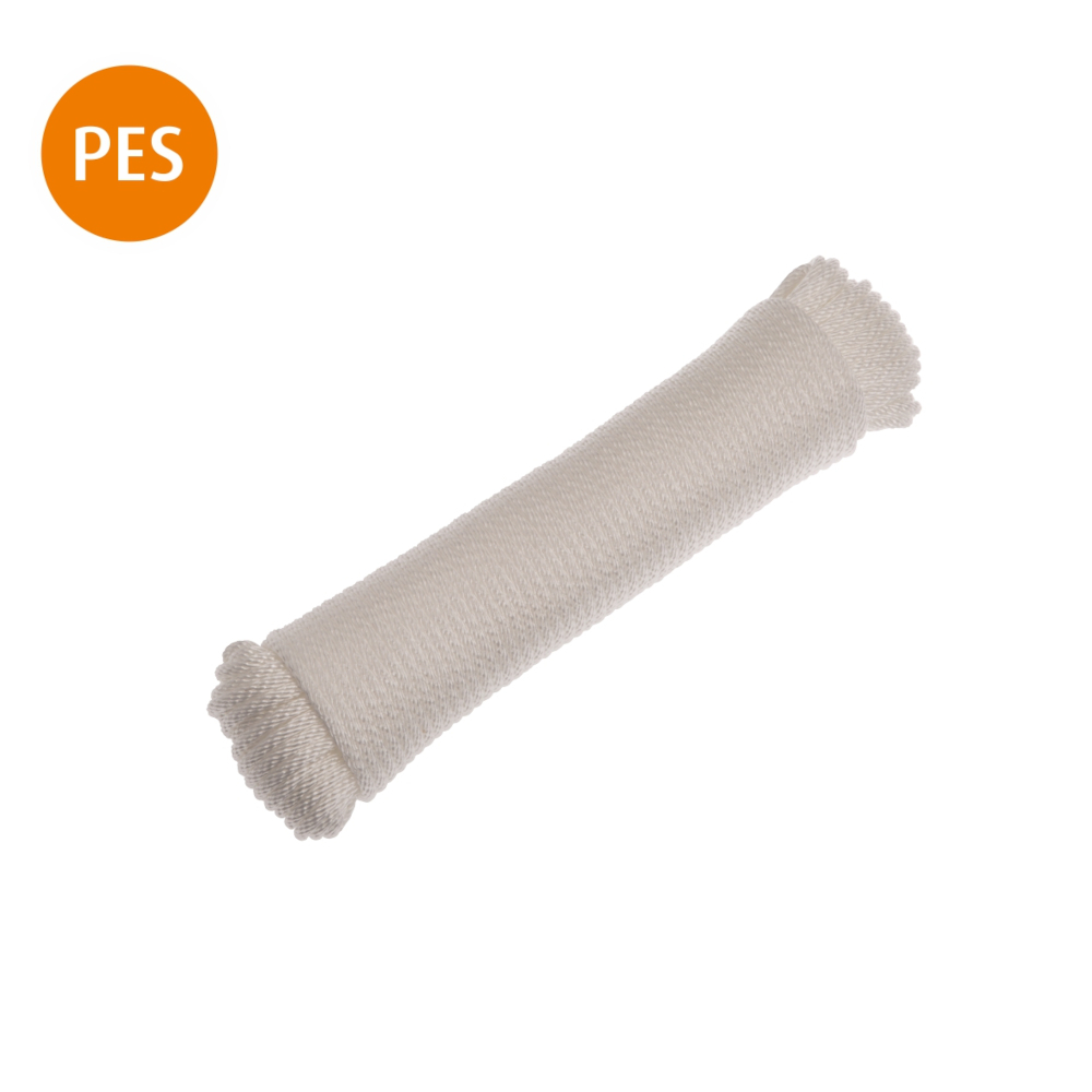 PES-Schnur Ø 3 mm, 22 m, Weiß