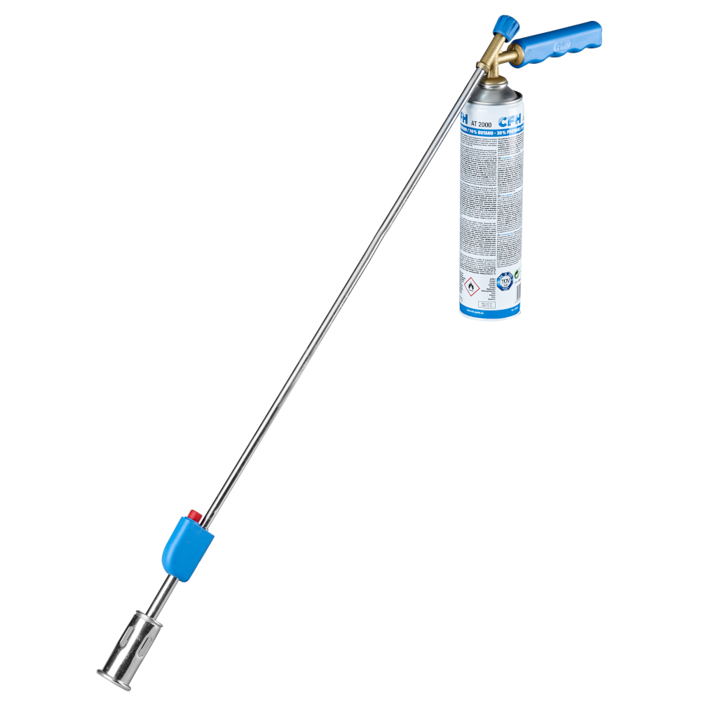 CFH Unkrautbrenner PZ4000 Bio-Gärtner Gasbrenner mit Piezo Zündung