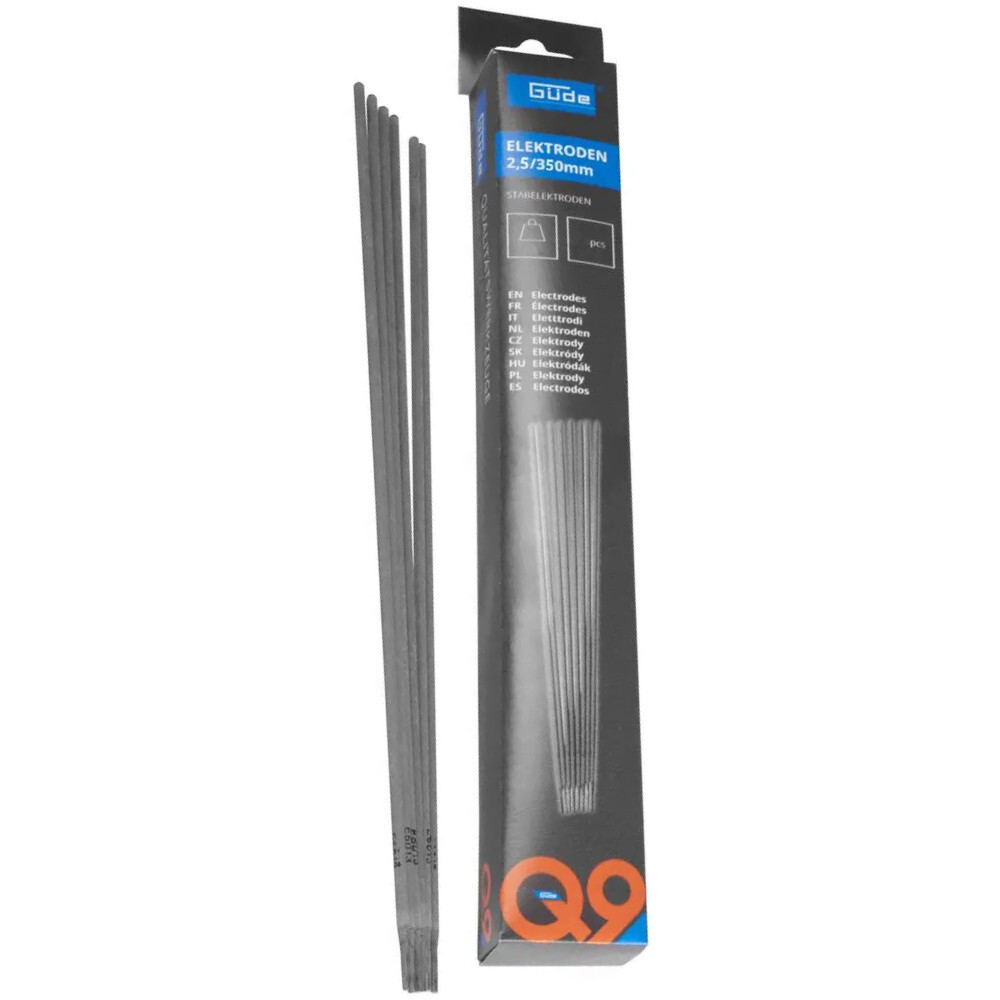 G&uuml;de&reg; Schwei&szlig;-Ektroden rutilumh&uuml;llt  &Oslash; 2,5 mm x 350 mm 50 St&uuml;ck
