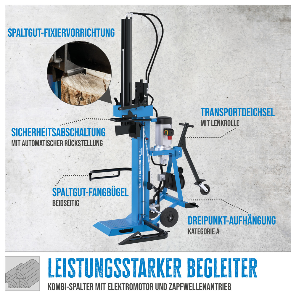 G&uuml;de&reg; Holzspalter GHS 1000/25TEZ-A image number 5