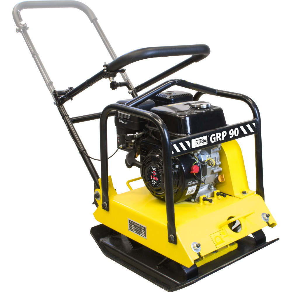Güde® Rüttelplatte GRP 90 4-Takt Benzin mit 4,1 KW Motorleistung für Pflaster- und Ausbesserungsarbeiten image number 1