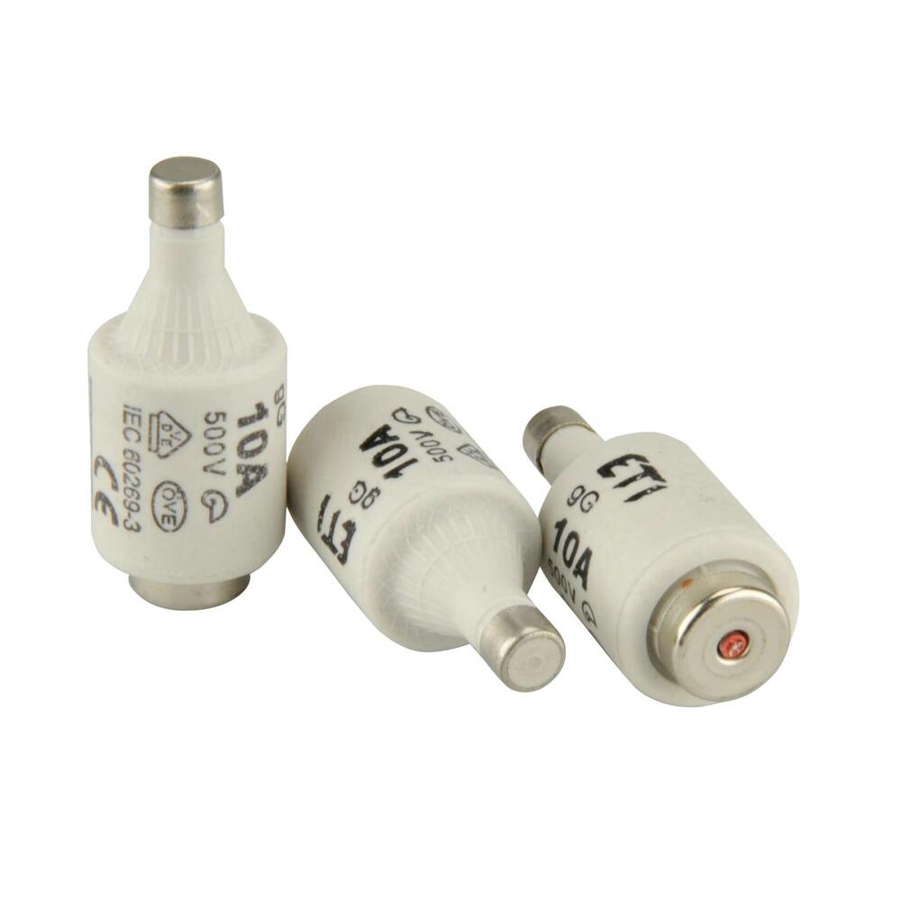Schmelzsicherung Diazed 10A 500V DII/E27, 5 Stück