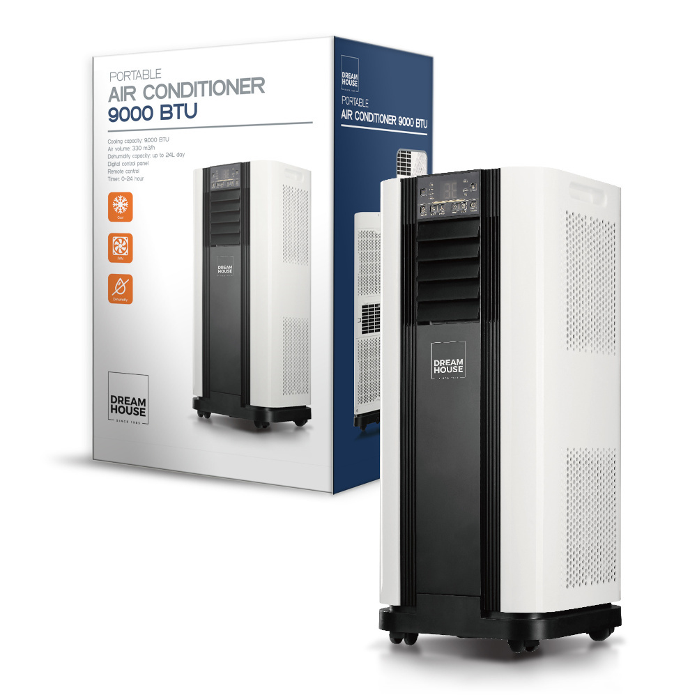 Dreamhouse mobile Klimaanlage 9000 BTU mit Fernbedienung - B-Ware image number 2