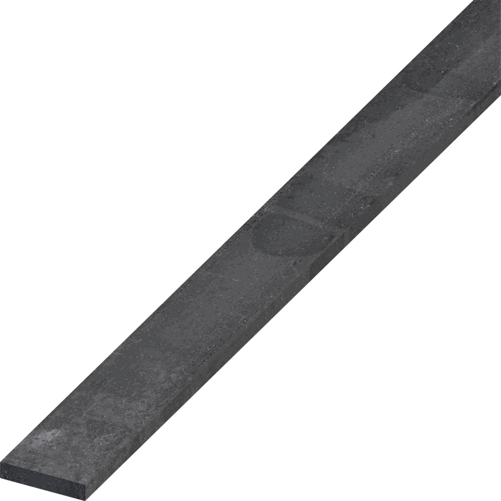 Flachstange 25 x 4 mm 1 m Stahl warmgewalzt image number 0