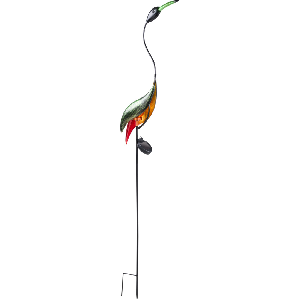 LED-Solar-Gartenstecker "Kranich" 120 cm image number 0