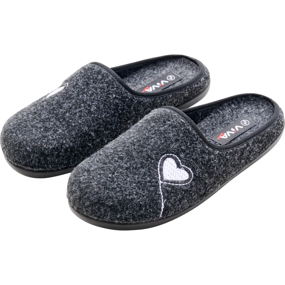 Filzpantoletten für Damen und Herren Größe 36-45 image number 3