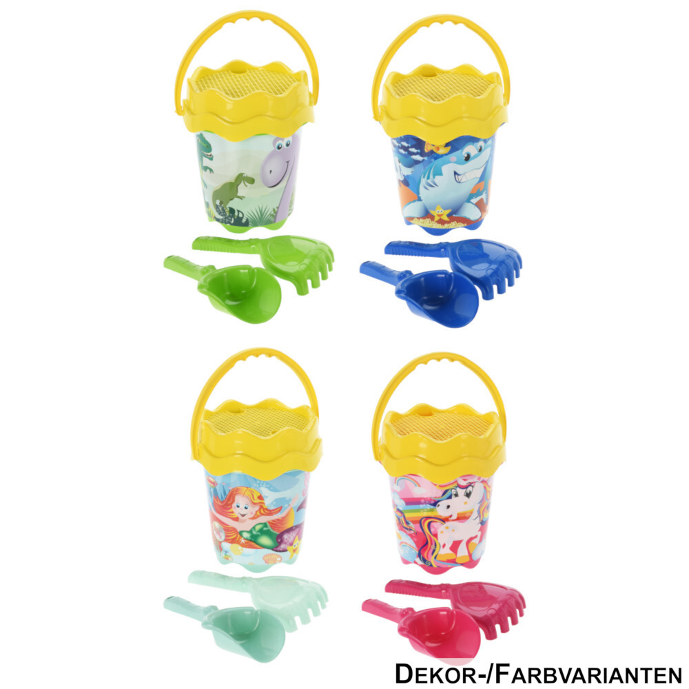 Strandspielzeug-Set 4-teilig aus Kunststoff