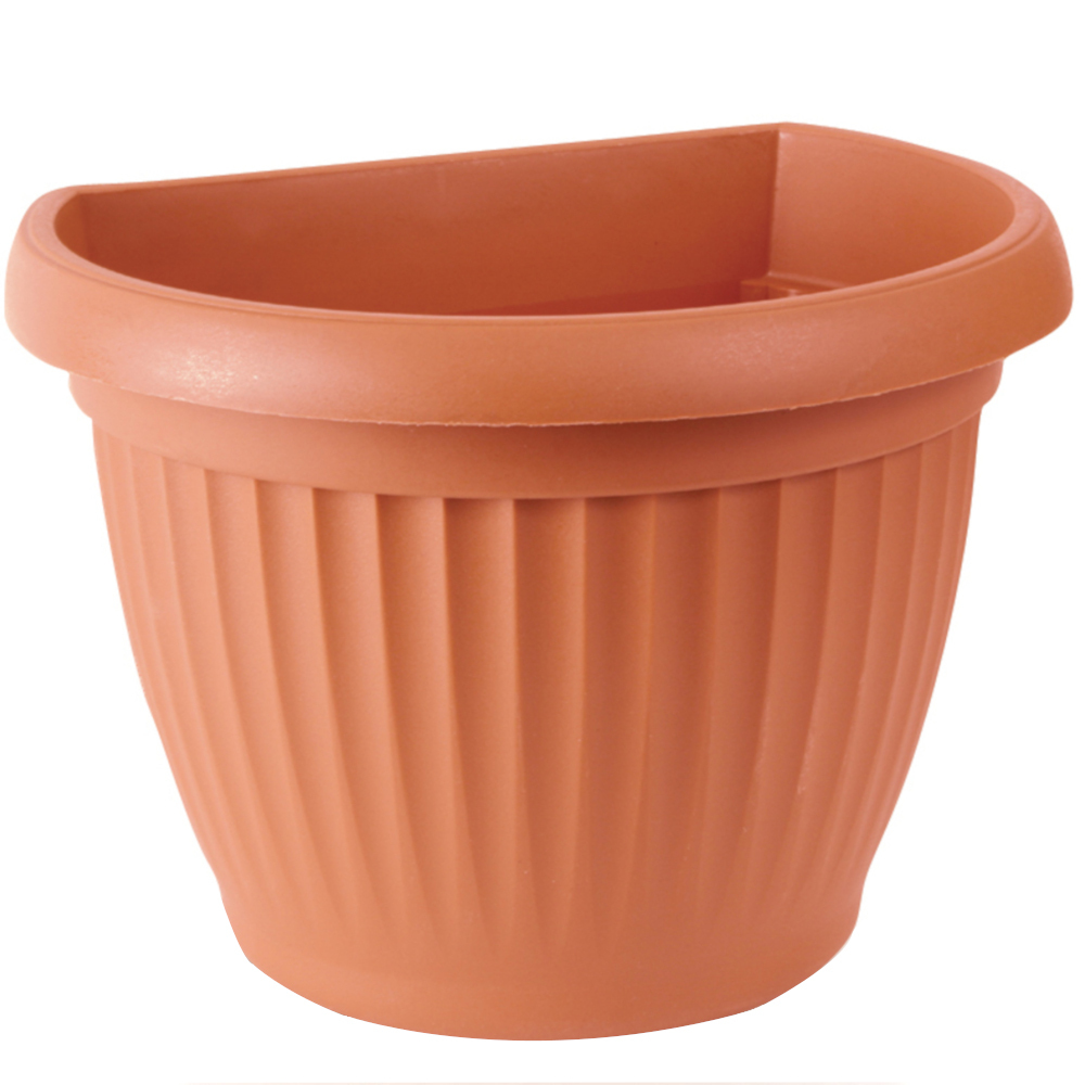 Prosperplast Wandblumentopf Terra Ø 27 cm in Terracotta image number 0
