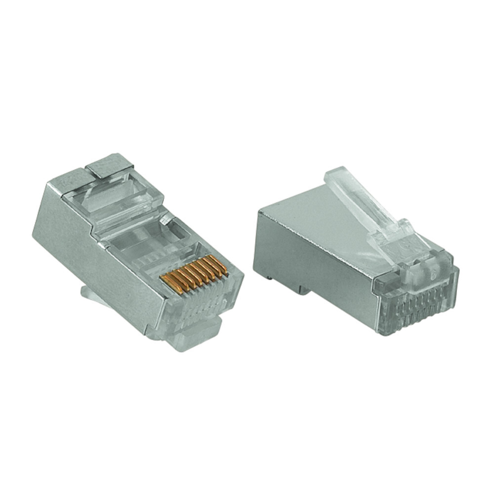 CAT-5e-Stecker 8p8c (RJ45) 10 Stück image number 0