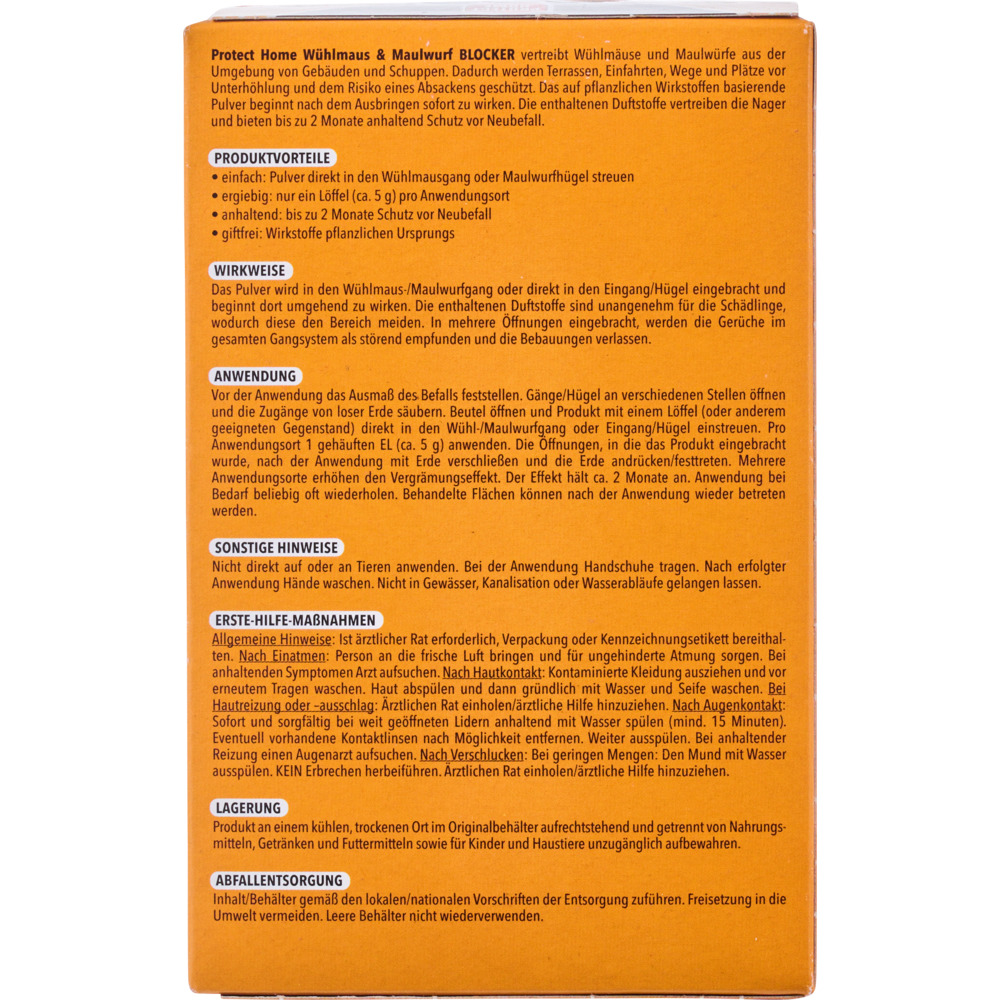 Protect Home Wühlmaus & Maulwurf Blocker 100 g image number 5