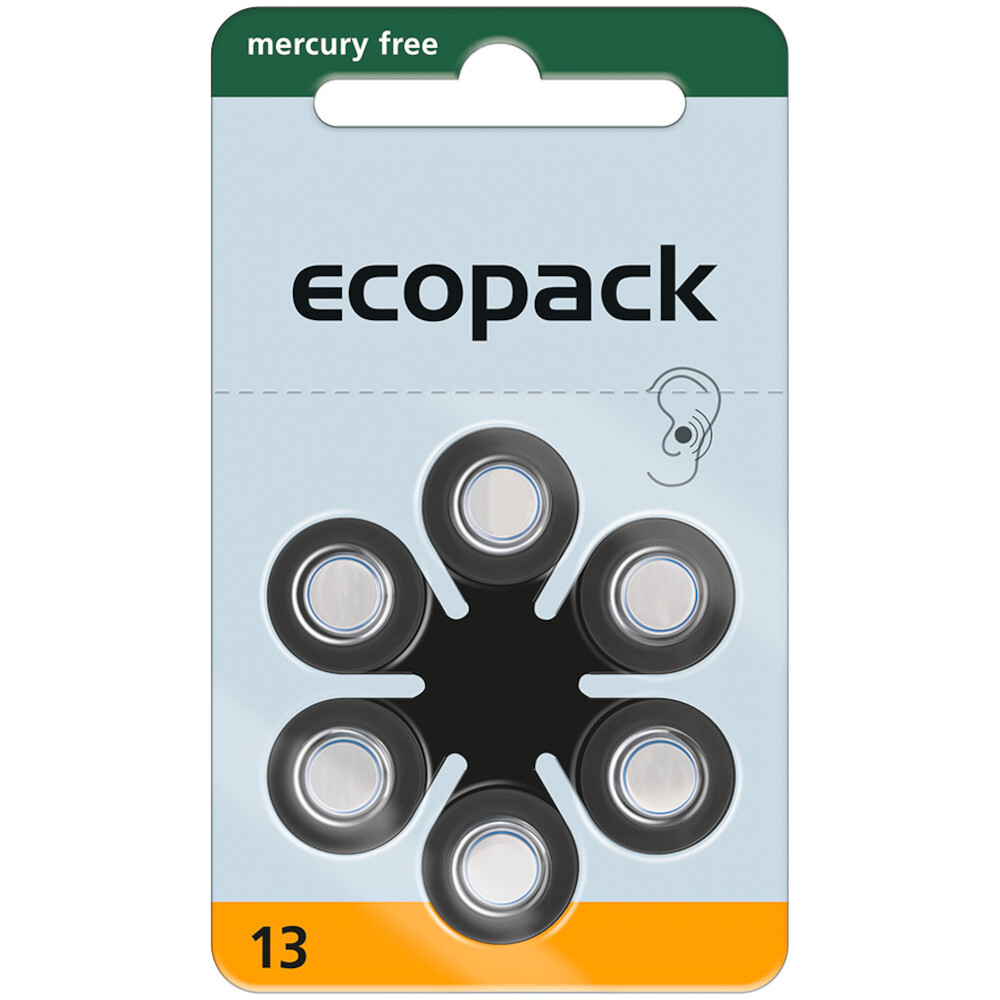 ECO Pack Hörgerätebatterie Typ13 image number 0