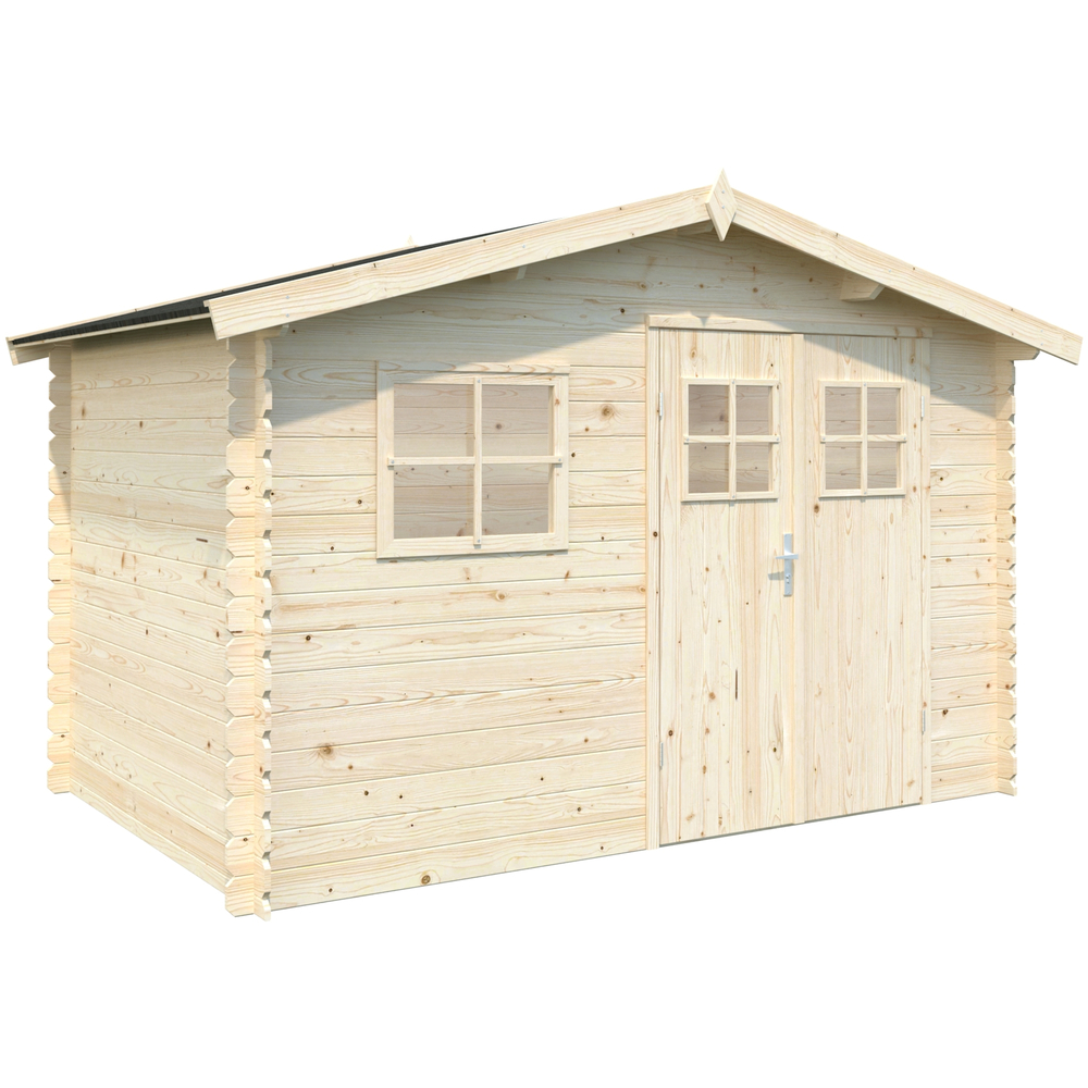 Gartenhaus "Latina" 5,6 m&sup2; Fichtenholz image number 0