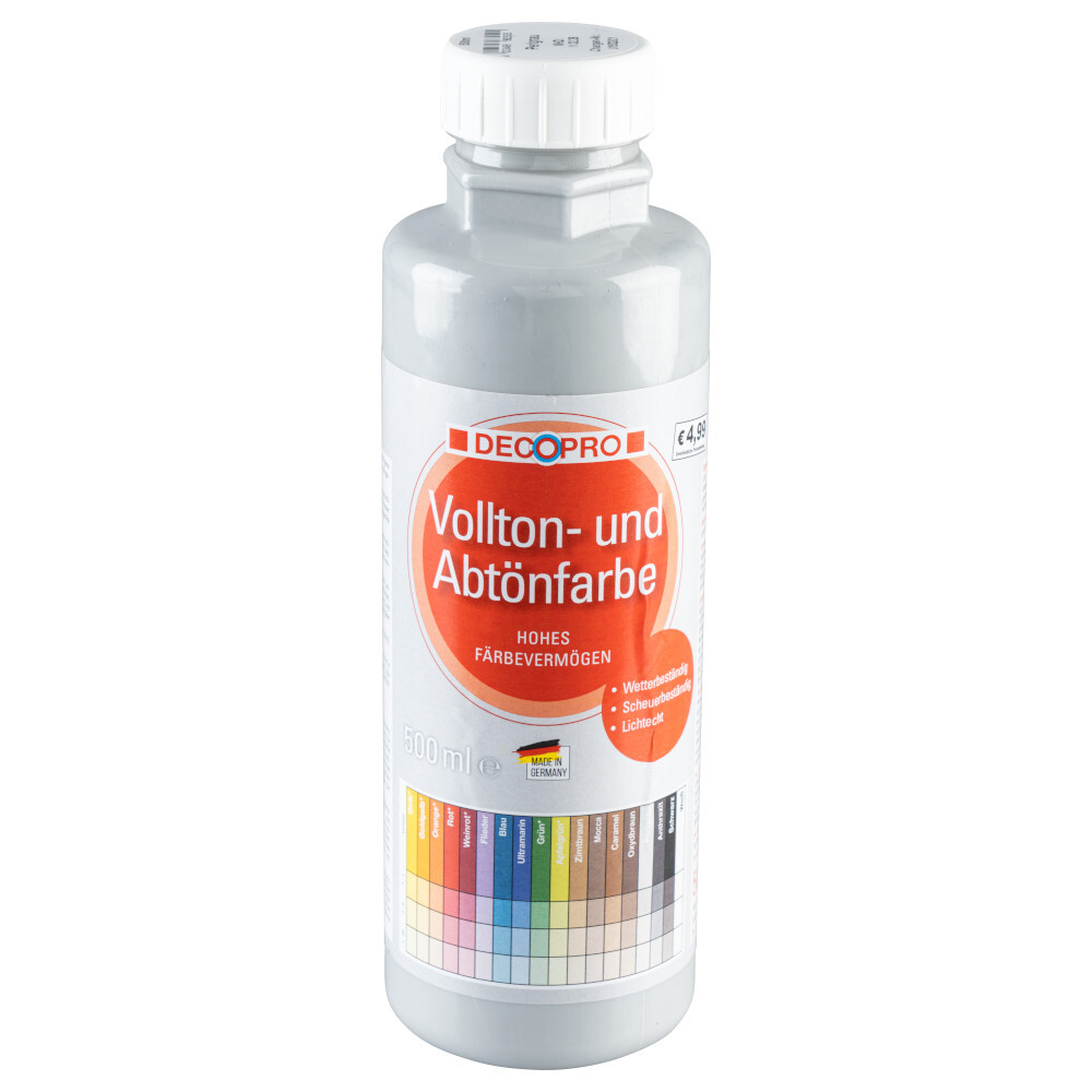 DecoPro Vollton und Abtönfarbe perlgrau image number 0
