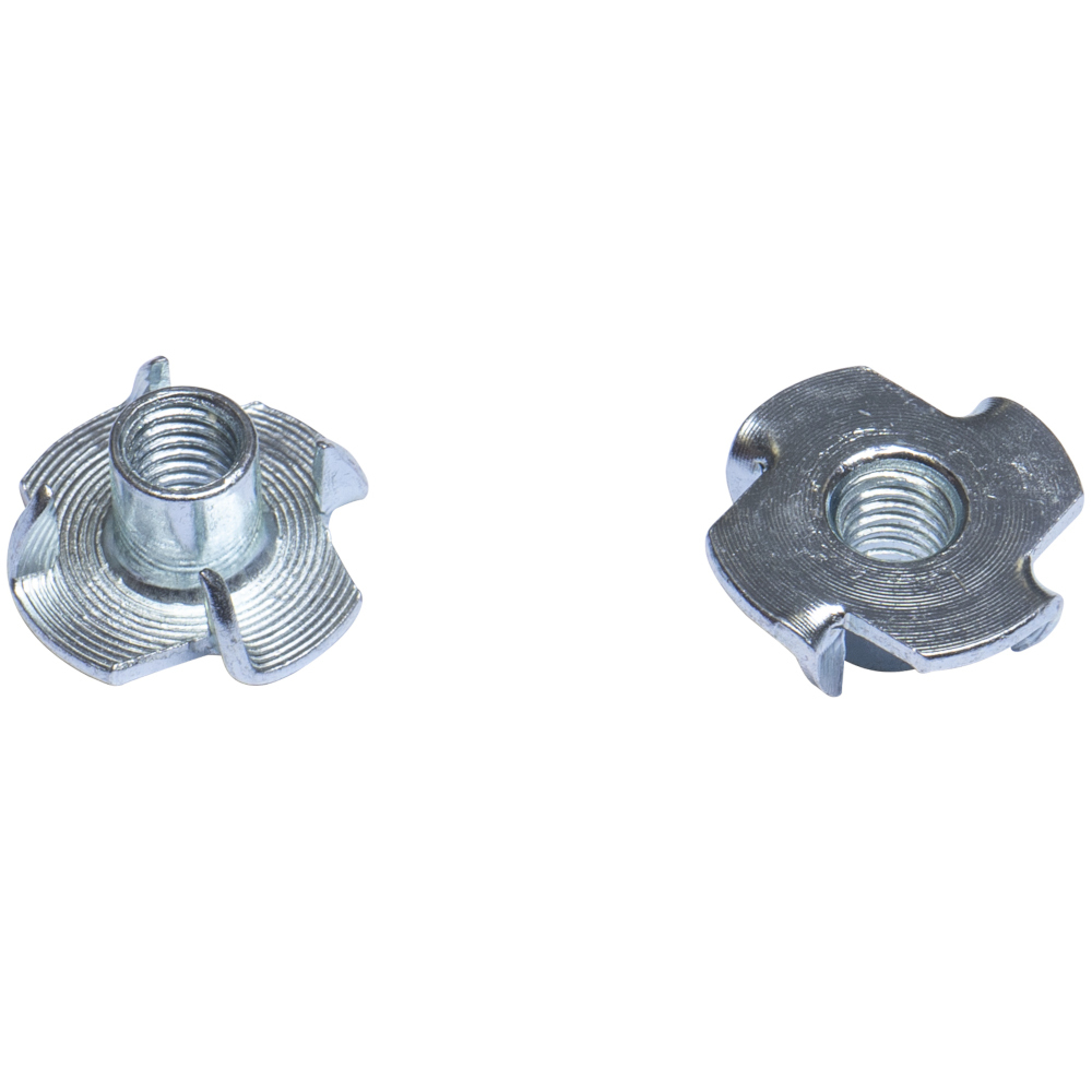 FISHBULL Einschlagmuttern M4 x 6 mm mit Schlitz, 6 Stück image number 0