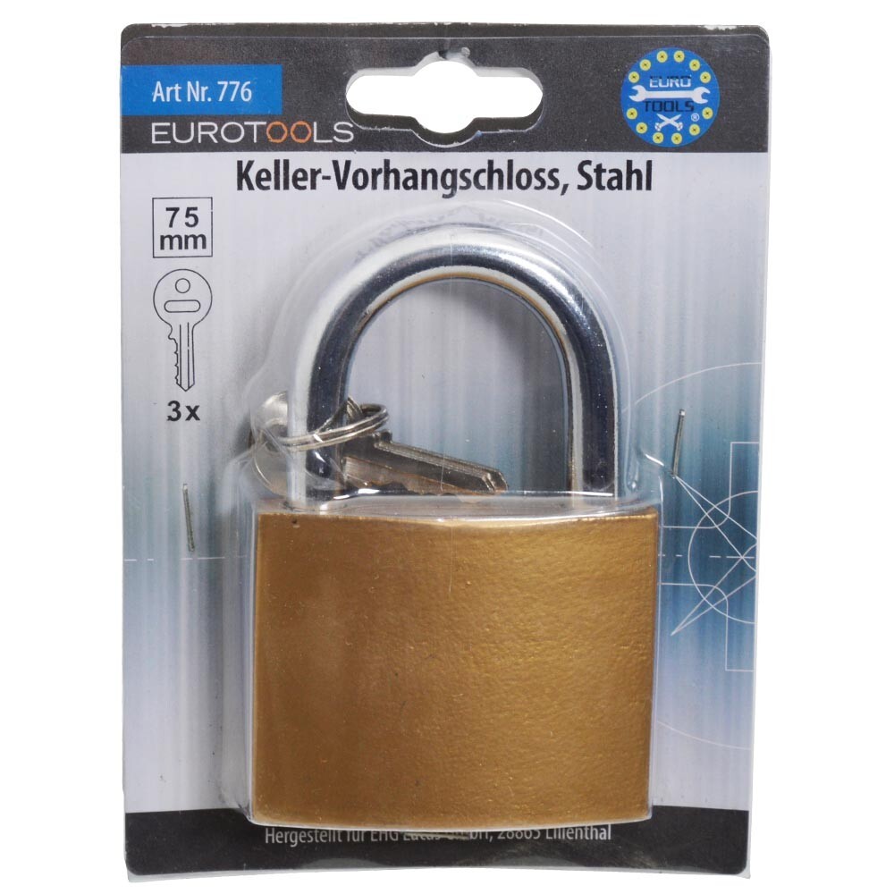 Vorhängeschloss "Keller" 75 mm