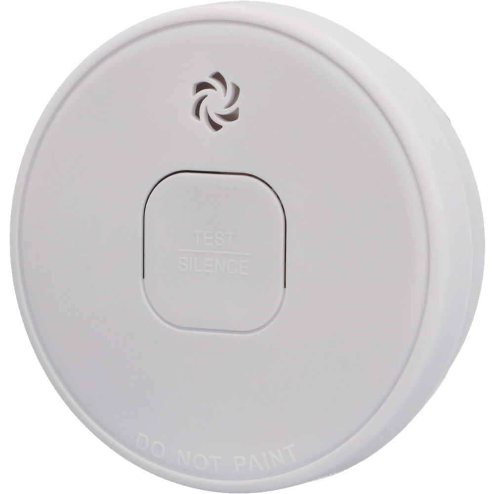 Fotoelektrischer Rauchwarnmelder, 10 Jahre wei&szlig;