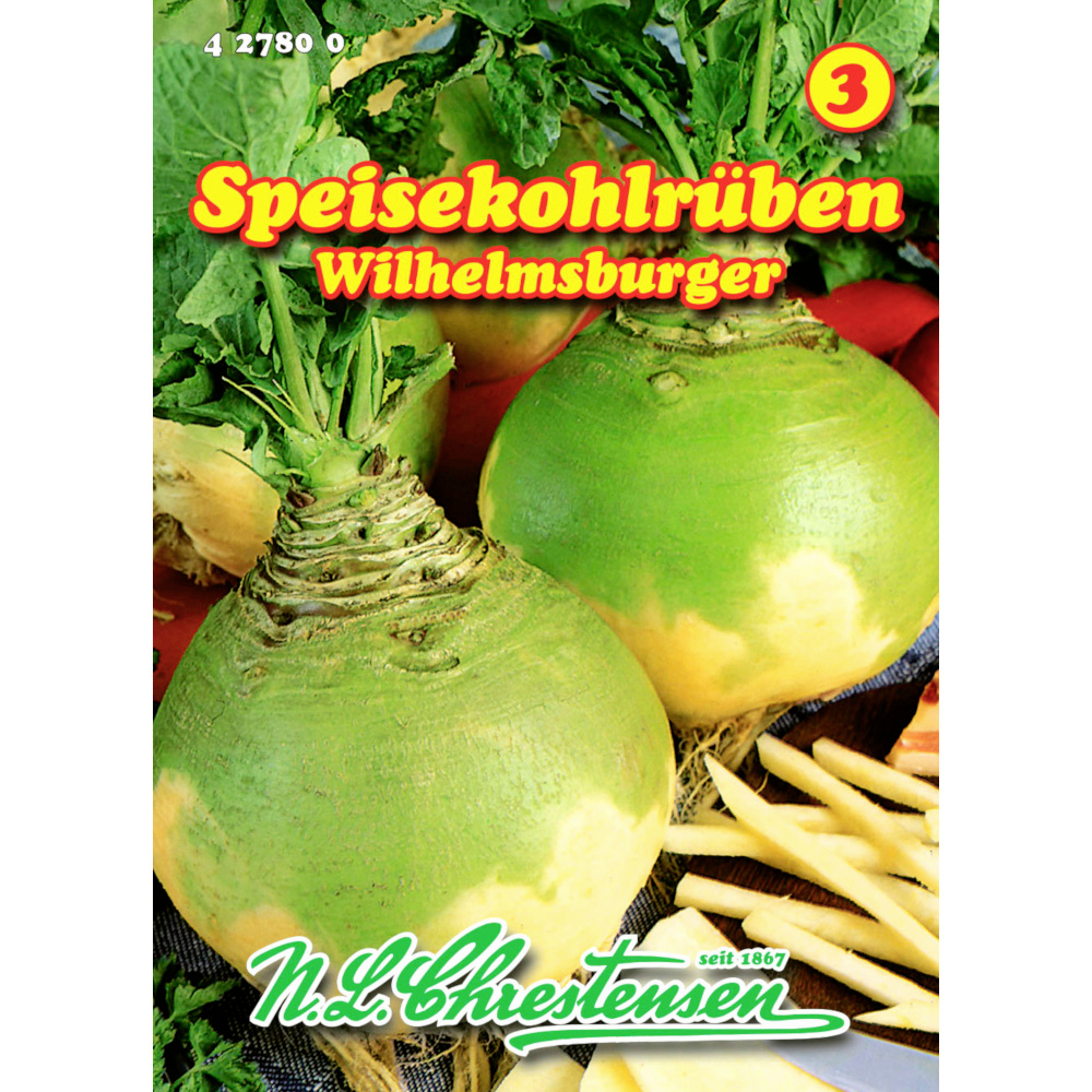 Saatgut Speisekohlr&uuml;be ca. 100 Pflanzen image number 0