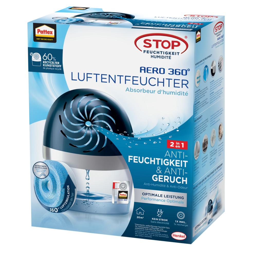 Pattex® Luftentfeuchter Aero 360°