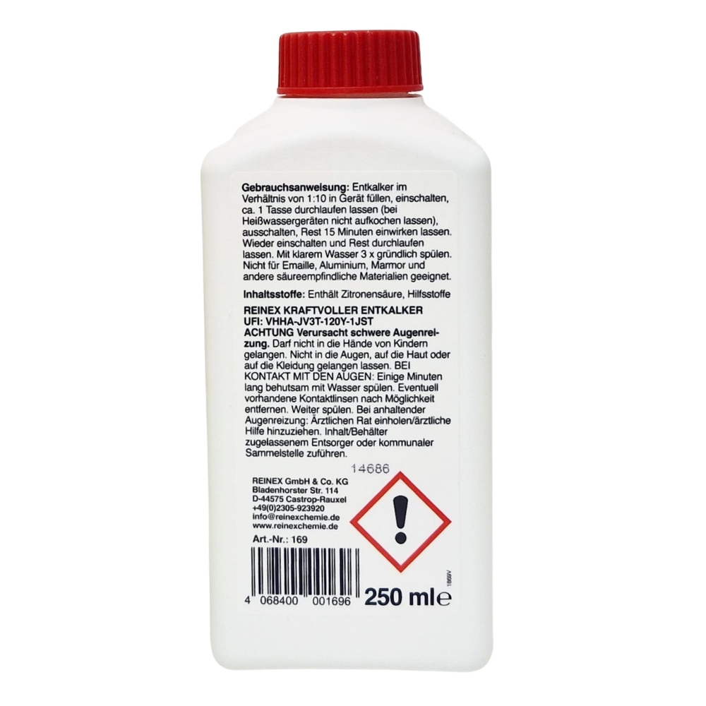 Reinex Entkalker fl&uuml;ssig 250 ml image number 1
