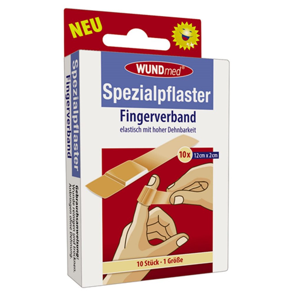Spezialpflaster Fingerverband 10 Stück elastisch