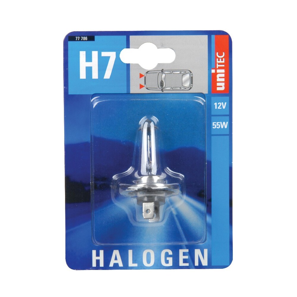 Halogen Scheinwerfer H7, 12 V 55 W, 1 Stück