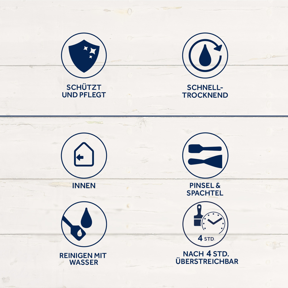 BONDEX Kreidefarbe Sanftes Grau 500ml image number 1