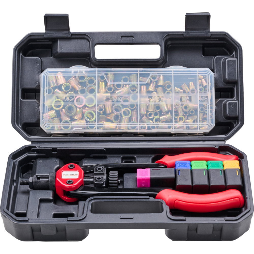 Nietmutternzange in Transportbox 156-teilig image number 1