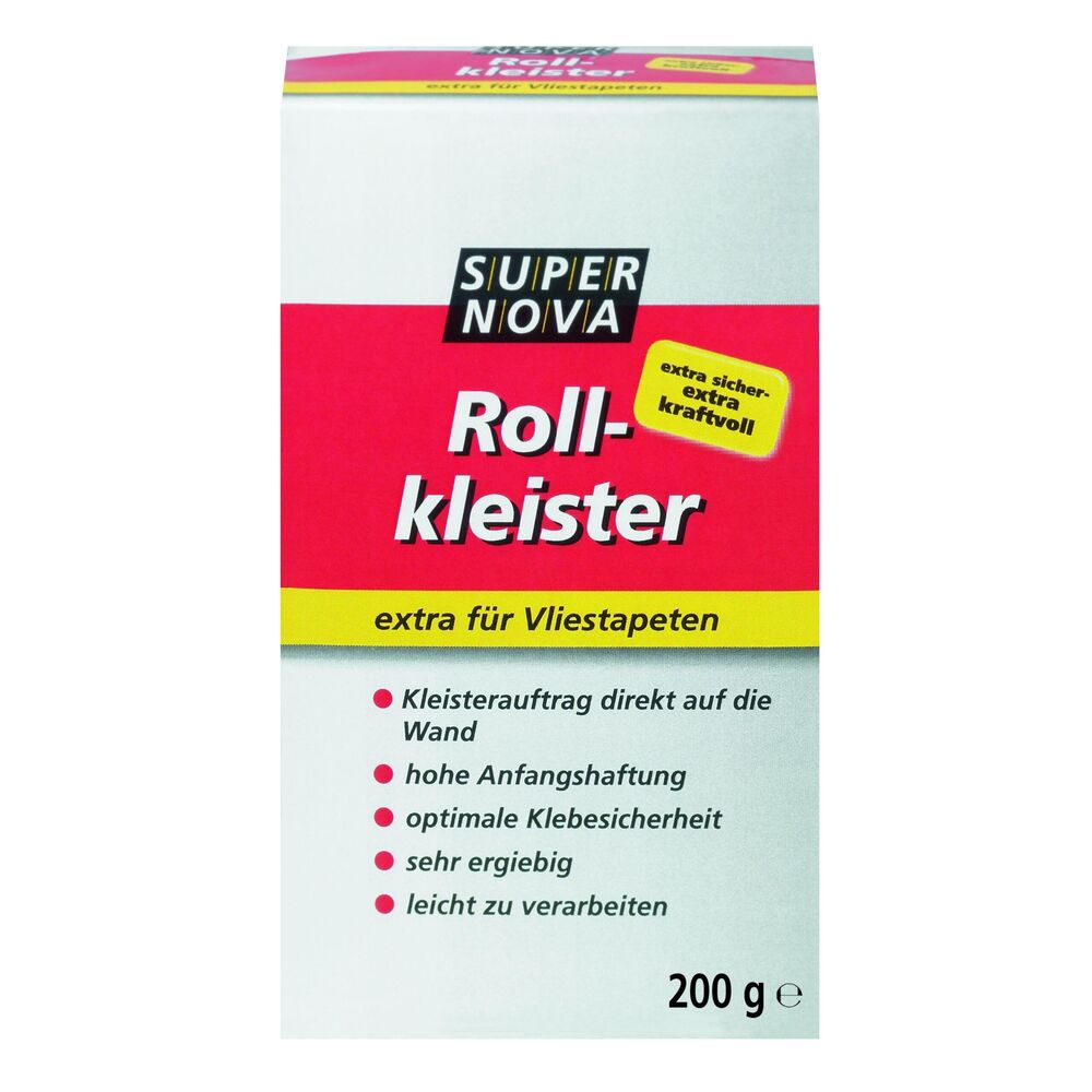 Rollkleister 200 g f&uuml;r Vliestapeten mit hoher Klebekraft