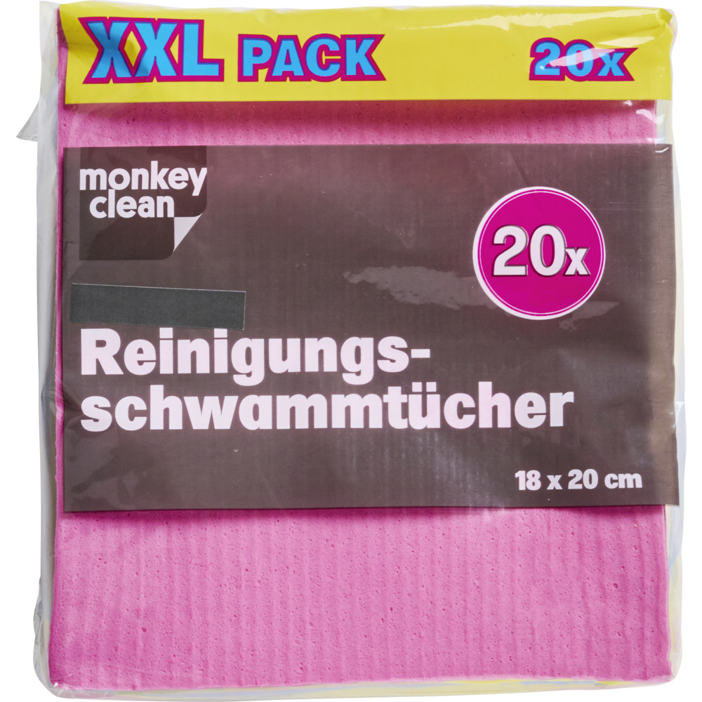 Reinigungs Schwammtücher 18 x 20 cm 20er Set