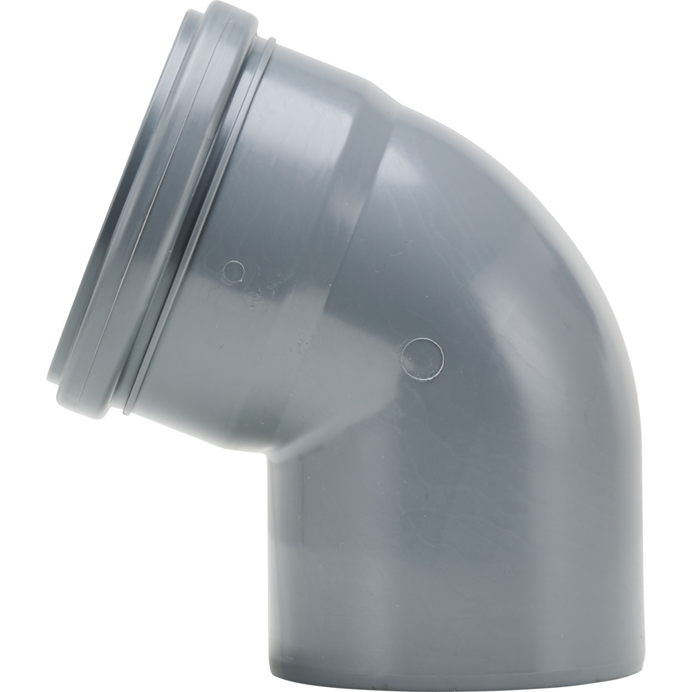 HTB-Abwasserbogen DN 110 mit 67&deg; Winkel