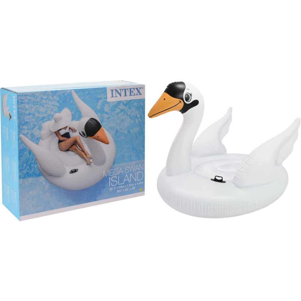 INTEX® Luftmatratze Schwan für zwei Personen mit zwei Luftkammern image number 0