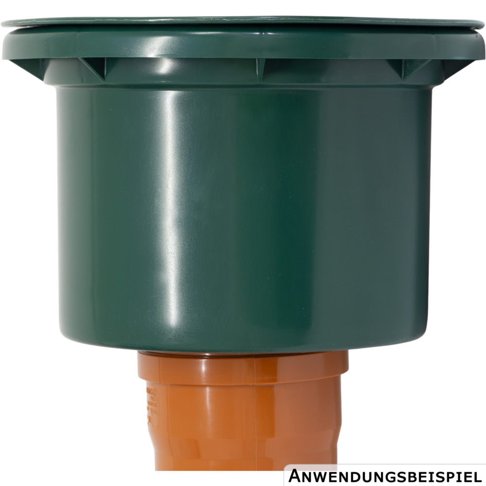 Wassersteckdose grün, Kunststoff, für KG Rohr DN 110 image number 4