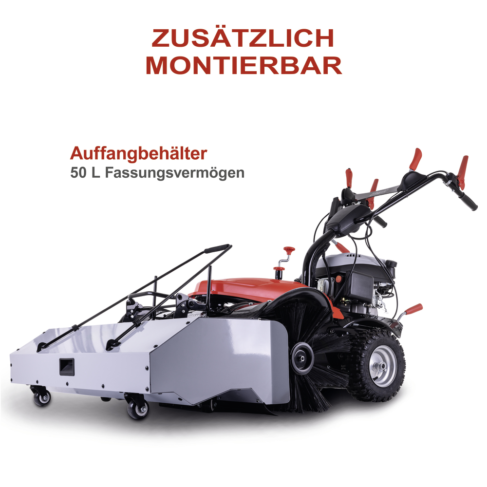 Scheppach Benzin-Kehrmaschine SC2200PE mit Sammelbehälter und Schneeschild image number 9