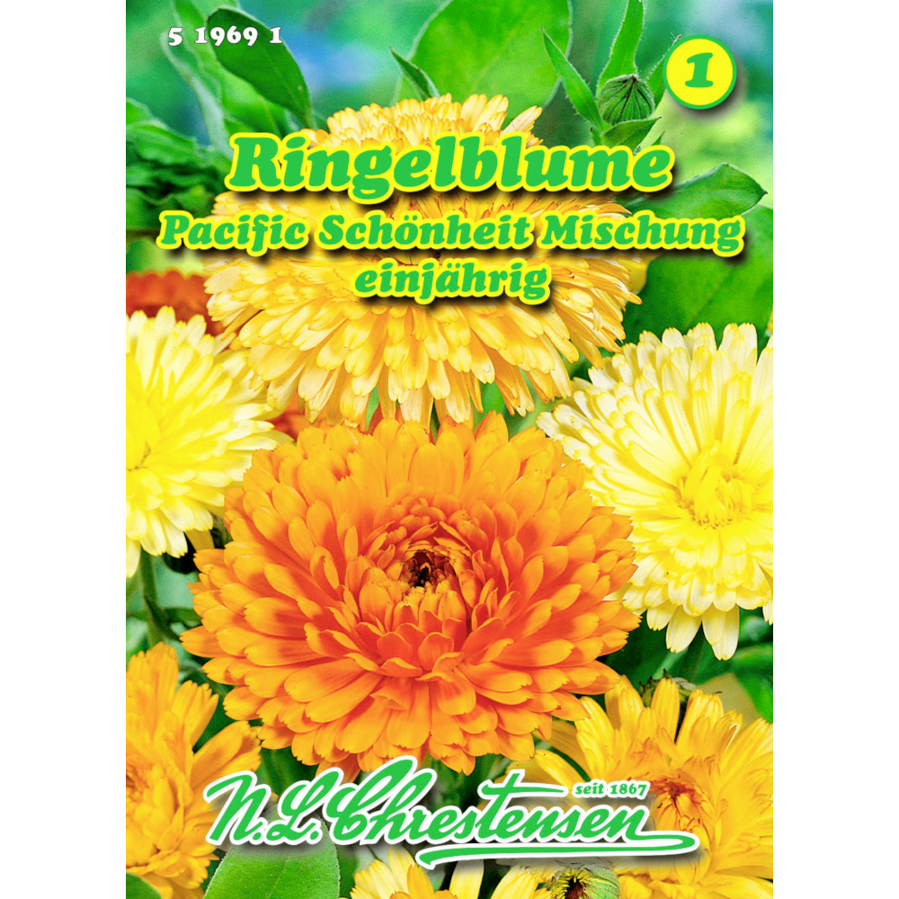 Saatgut Ringelblumen-Mix Pacific ca. 80 Pflanzen image number 0