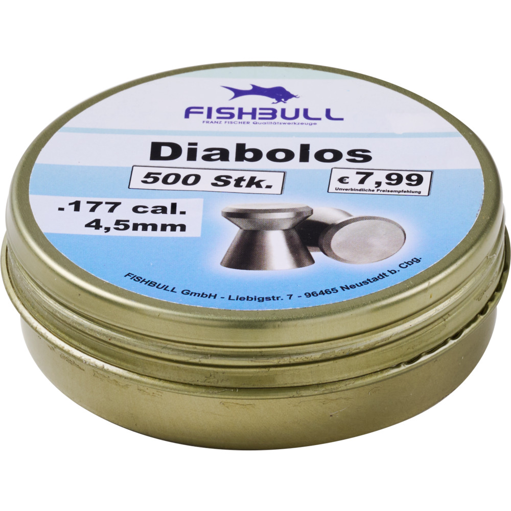 Diabolo 4,5 mm 500 Stück Cal.177 Luftgewehr-Munition