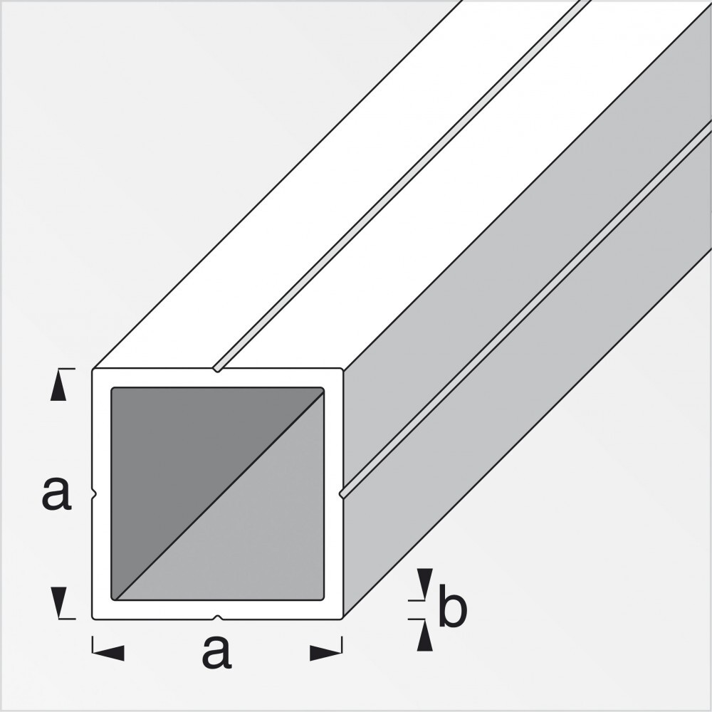 Quadratrohr 23,5 x 1,5 mm image number 0