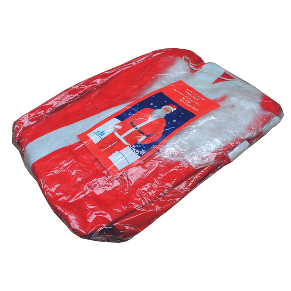 Weihnachtsmannkostüm 5 teilig rot und weiß one size image number 1