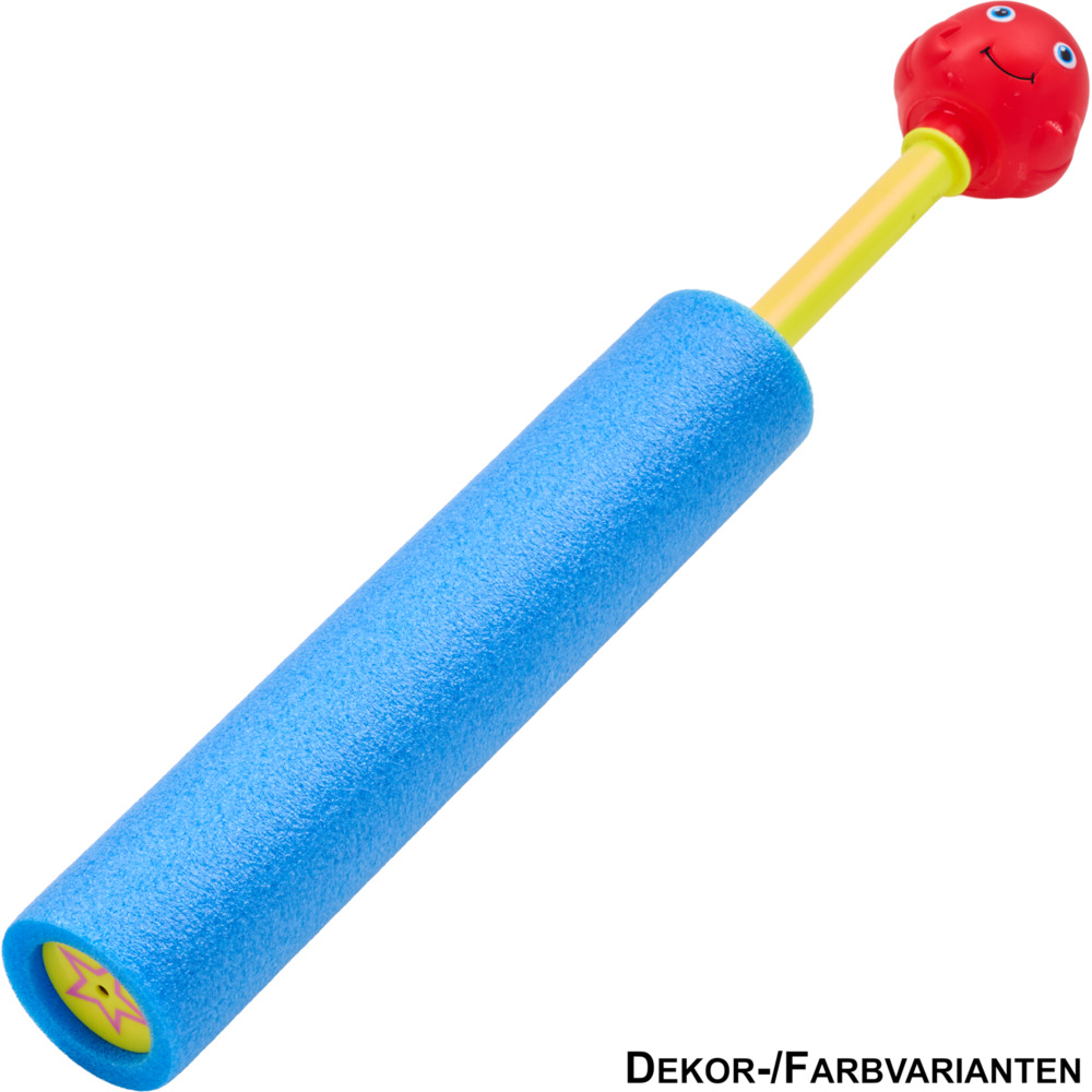 Wasserpistole mit Schaumstoff 31 cm - 4-fach sortiert image number 0