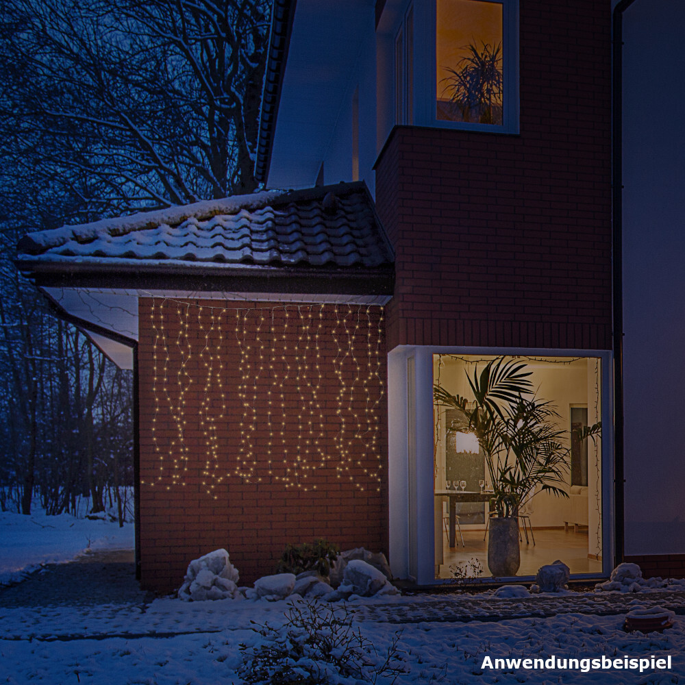LED-Lichtervorhang mit 400 Mini-LEDs image number 2