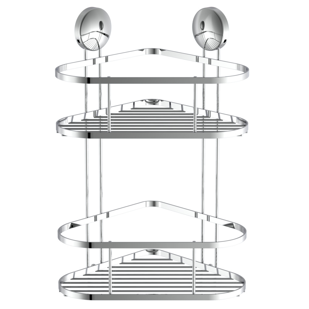 Dusch-Eckablage 2 Etagen 220 x 340 x 180 mm image number 0