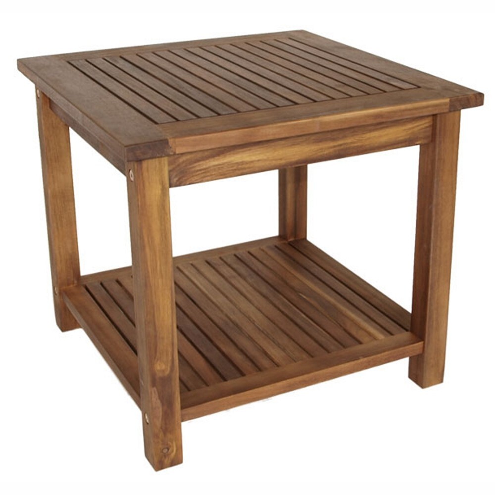 Beistelltisch 50 x 50 x 45 cm, Akazien-Holz geölt