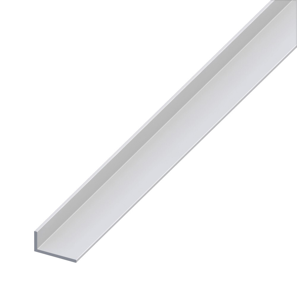 Winkelprofil ungleichschenklig 100 x 2,5 x 2 cm aus Aluminium