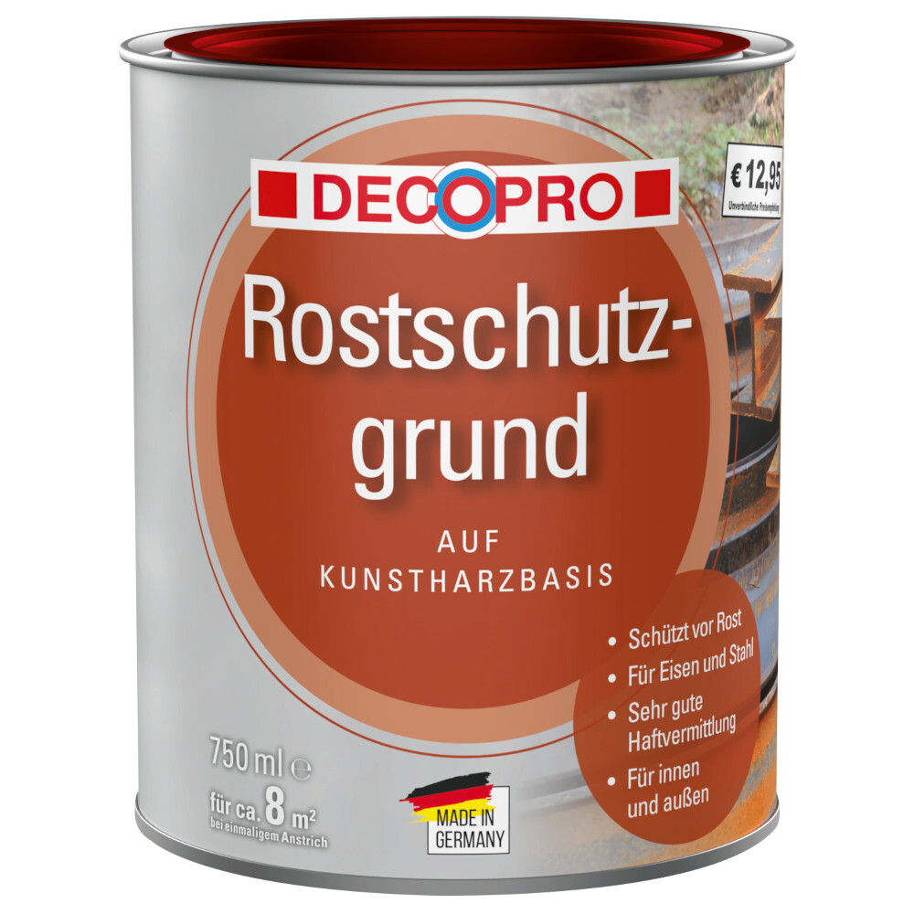 DECOPRO Rostschutzgrund in oxidrot RAL 3009 für innen und außen