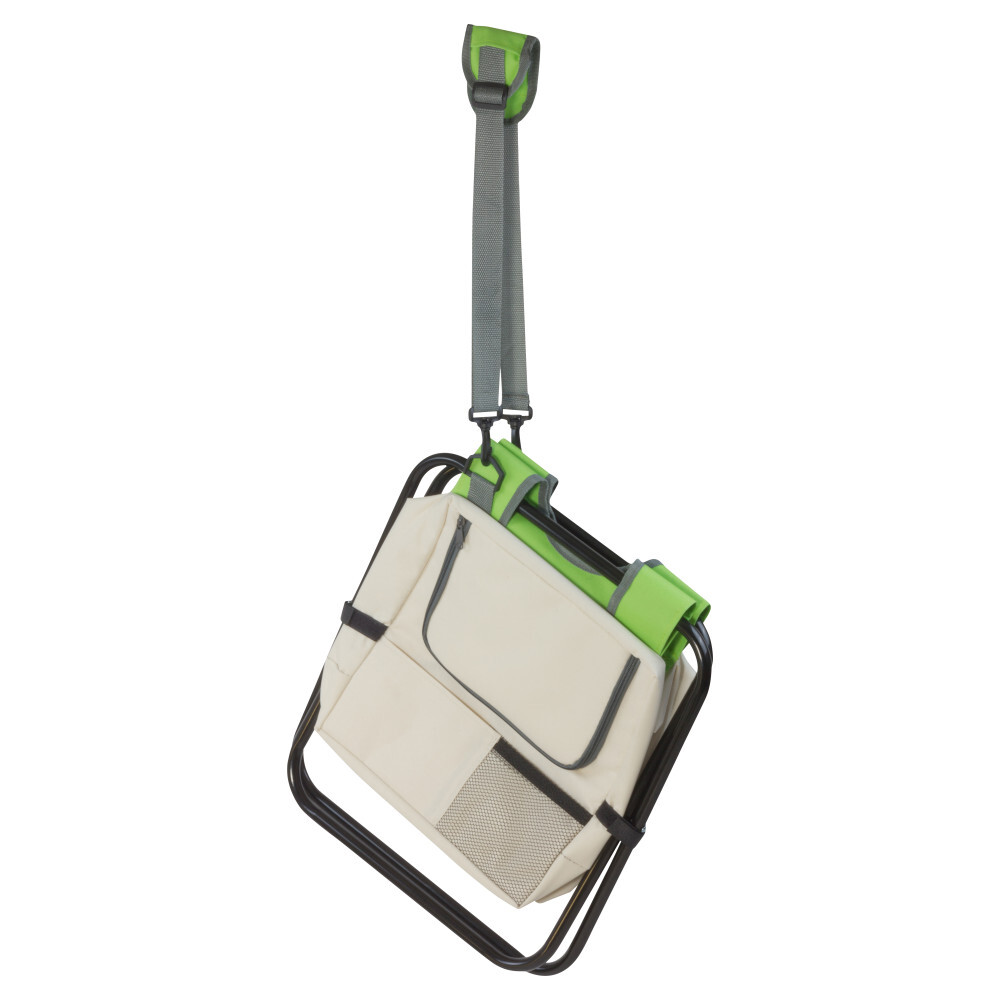 Klapphocker mit Metallgestell und Kühltasche in verschiedenen Farben image number 3