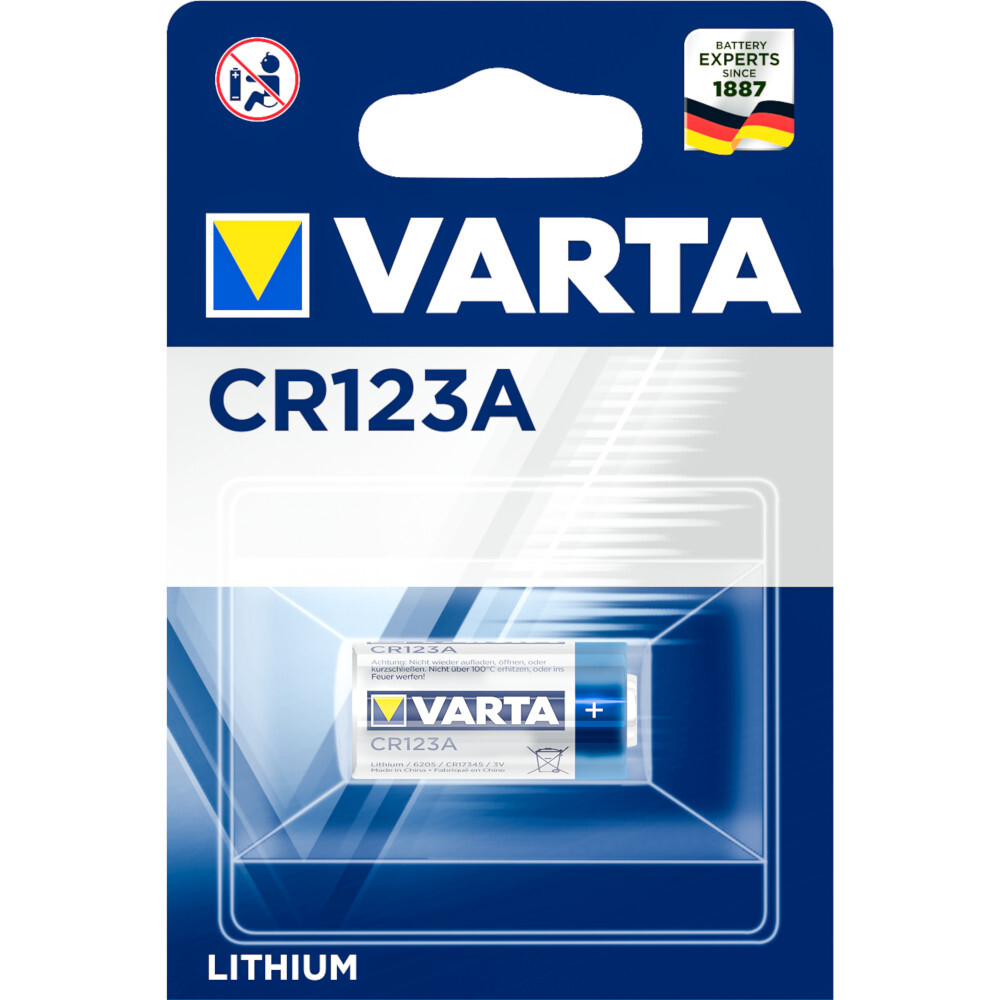 Varta CR 123A Photo 1er Blister image number 0